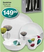 Dandelion Dinner Set-16 Piece Per Set