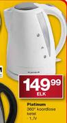 Platinum Koordlose Ketel-1.7Ltr