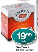 Five Roses Tagless Teabags-100's