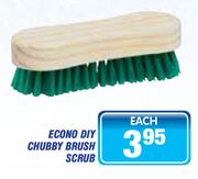 Econo Diy Chubby Brush Scrub-Each