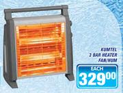 Kumtel 3 Bar Heater Fan/Hum-Each