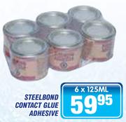 Steelbond Contact Glue Adhesive-6x125ml