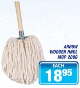 Arrow Wooden Handle Mop-200g Each