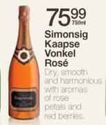 Simonsig Kaapse Vonkel Rose-750ml