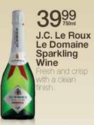 J.C Le Roux Le Domaine Sparkling Wine-750ml
