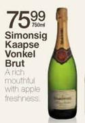 Simonsig Kaapse Vonkel Brut-750ml
