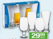 Bira Artcraft Beer Glasses Assorted-3 pack per pack