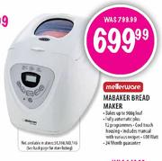 Mellarware Mabaker Bread Maker