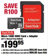 Sandisk Micro 8GB SDHC Memory Card 