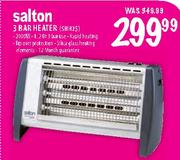 Salton 3 Bar Heater (SHH25)