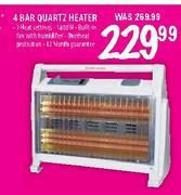 Logik 4 Bar Quartz Heater-1800W