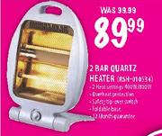 Logik 2 Bar Quartz Heater-400W/800W