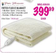 Pure Pleasure Fitted Fleece Blanket 