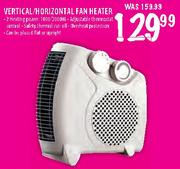 Vertical/Horizontal Fan Heater
