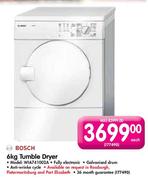 Bosch Tumble Dryer-6kg (WIA741002A)