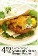Homeburger Crumbed Chicken Burger Patties-100gm
