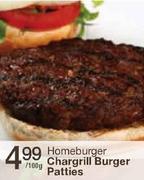  Homeburger Chargrill Burger Patties-100gm