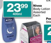 Nivea Body Lotion assorted-400ml 