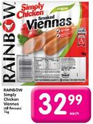 Rainbow Simply Chicken Viennas{All Flavours}-1Kg Each