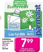 Everfresh Long Life Milk{All Variants} (No Vat)-6 x 1L