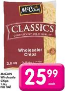 McCain Wholesale Chips(No Vat)-2.5Kg Each