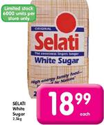 Selati White Sugar-2.5Kg Each