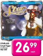 Starlaid Large Eggs(No Vat)-2.5 Dozen Each