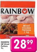 Rainbow IQF Mixed Portions-2Kg Each