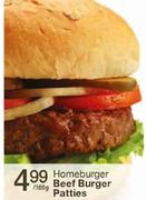 Homeburger Beef Burger Patties-100g 