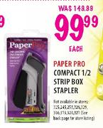 Paper Pro Compact 1/2 Strip Box Stapler