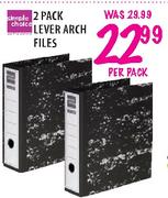 Simple choice 2 Pack Lever Arch Files-per pack