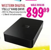Western Digital 3.5" Hard Drive-1 TB