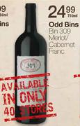 Odd Bins Bin 209 Merlot/Cabernet Franc-750ml
