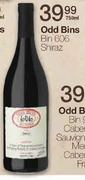 Odd Bins Bin 606 Shiraz-750ml