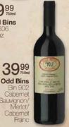 Odd Bins Bin 902 Cabernet Sauvignon/Merlot/Cabernet Franc-750ml 