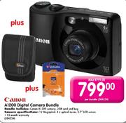 Canon A1200 Digital Camera Bundle 