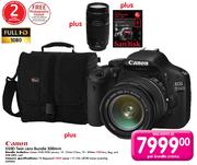 Canon 550D Twin Lens Bundle 300mm