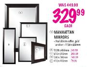 Manhattan Mirrors- 410 x 410mm
