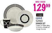 Curve Dinner Set- 16 Piece