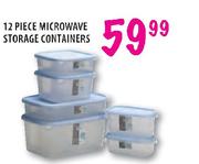Microwave Storage Containers- 12 Piece