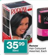Renew Hair Colourant Assorted-50ml Each