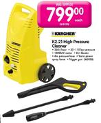 Karcher K2.21 High Pressure Cleaner Each