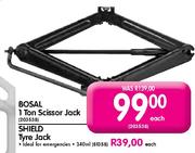 Sheild Tyre Jack Each