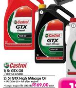 Castrol GTX High Mileage Oil-5L Each