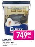 Dulux Acrylic PVA-20L Each