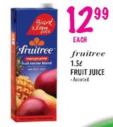 Fruitree Fruit Juice Assorted-1.5 Ltr each