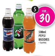 Pepsi Buddies Assorted-5 x 500ml