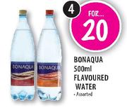 Bonaqua Flavoured Water Assorted-4 x 500ml