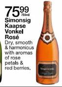 Simonsig Kaapse Vonkel ROse-750ml