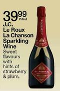 J.C Le Roux La Chanson Sparkling Wine-750ml